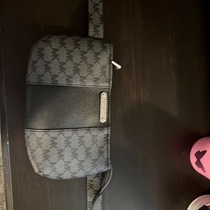 Grey and black Michael Kors satchel/purse brand new basically wore it once